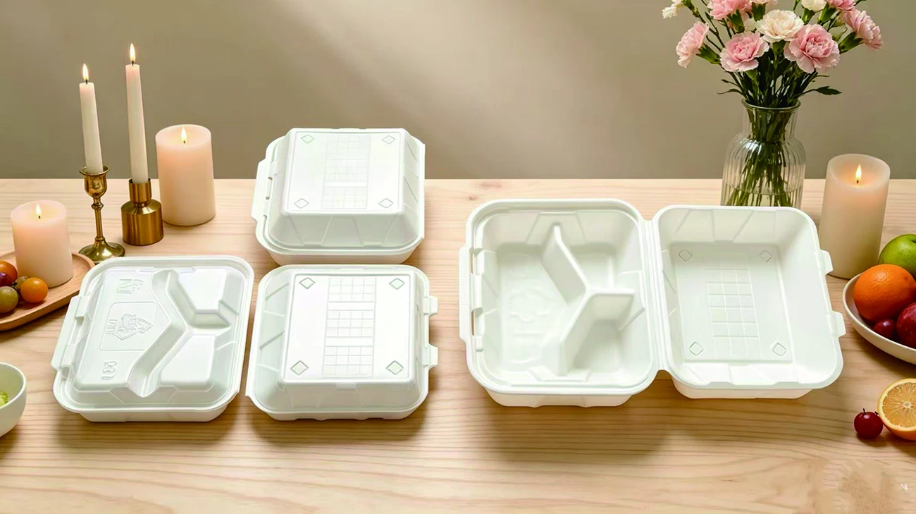 PET发泡多分格餐盒